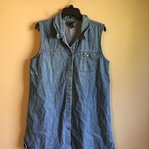 Blue J. Large jean tunic